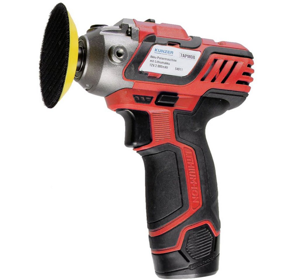 Kunzer Poliermaschine Kunzer 7APM08 Akku Poliermaschine 12 V 2800 - 8000 U/min 75 mm Kunzer Poliermaschine Kunzer 7APM08 Akku Poliermaschine 12 V 2800 - 8000 U/min 75 mm von Kunzer