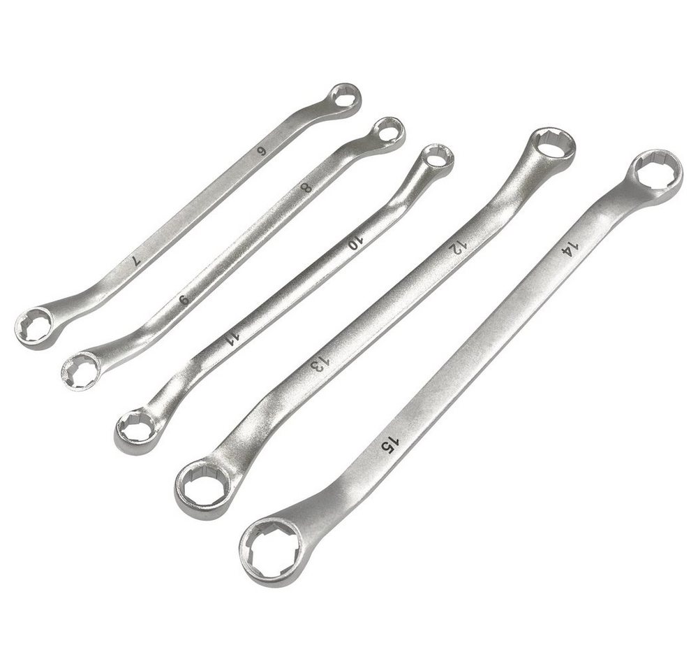 Kunzer Ringschlüssel Kunzer 7SLS05 Doppel-Ringschlüssel-Satz Schlüsselweite (Metrisch) 6 von Kunzer