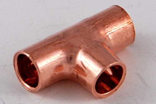 10x Kupferfitting T-Stück 06 mm 5130 Lötfitting copper fitting CU von kupferking