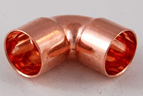10x Kupferfitting Winkel 18 mm 90 Grad 5090 i/i Lötfitting copper fitting CU von kupferking