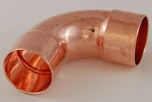 2x Kupferfitting Bogen 42 mm 90 Grad 5002a i/i Lötfitting copper fitting CU von kupferking