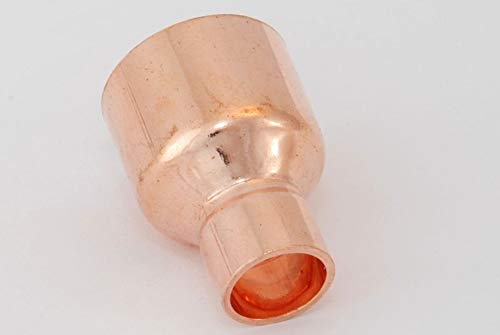 5x Kupferfitting Reduzier-Muffe 15-12 mm / 5243 a/i Lötfitting copper fitting CU von kupferking