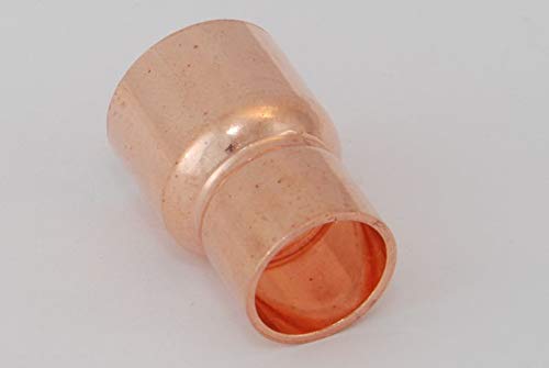 5x Kupferfitting Reduzier-Muffe 18-15 mm / 5243 a/i Lötfitting copper fitting CU von kupferking