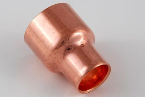 5x Kupferfitting Reduzier Muffe 22-15 mm 5240 i/i Lötfitting copper fitting CU von kupferking