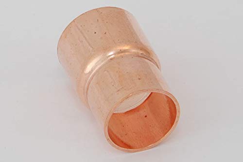 5x Kupferfitting Reduzier-Muffe 28-22 mm 5243 a/i Lötfitting copper fitting CU von kupferking