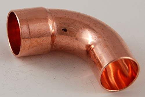 5x Kupferfitting Bogen 28 mm 90 Grad 5001a i/a Lötfitting copper fitting CU von kupferking