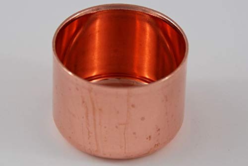 2x Kupferfitting Kappe 42 mm 5301 Lötfitting copper fitting CU von kupferking