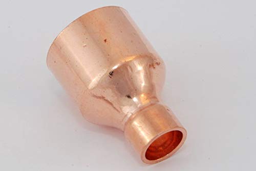 2x Kupferfitting Reduzier Muffe 35-15 mm 5240 i/i Lötfitting copper fitting CU von kupferking