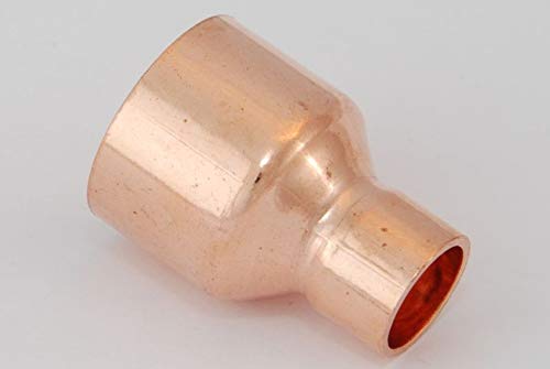 2x Kupferfitting Reduzier Muffe 35-22 mm 5243 a/i Lötfitting copper fitting CU von kupferking