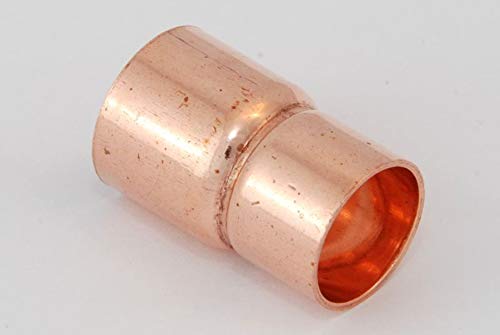 5x Kupferfitting Reduzier-Muffe 22-18 mm 5243 a/i Lötfitting copper fitting CU von kupferking