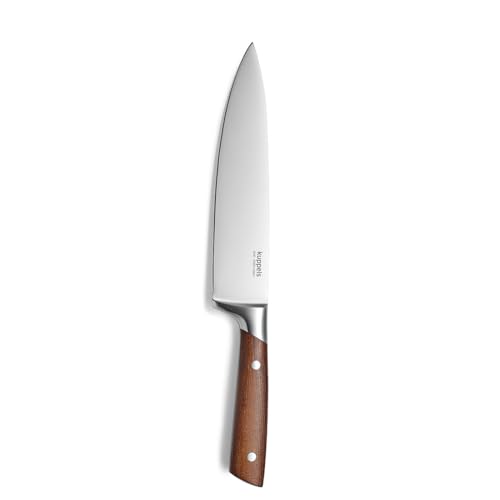 Kuppels AVID Kochmesser 8" | Nieten-Holzgriff (Eschenholz) | Profi Universalmesser für die Küche | Klingenstahl | Scharfes Chef Knife von Kuppels