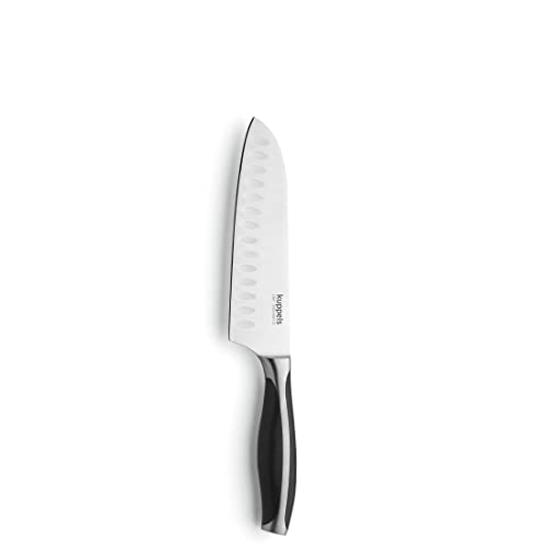 Kuppels CHEF Santokumesser | exzellente Schärfe & Schnitthaltigkeit | hochwertiger Klingenstahl |Küchenmesser scharf | Japanisches Messer | Santoku Messer | Kochmesser japanisch | 16 cm Klinge von Kuppels