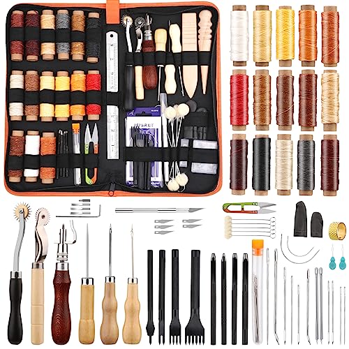 leder werkzeug set leder werkzeug set leder nähset leder nähset leder mit wachsfaden 15 farben spitzstempel nut nut stanzer stempel hülse tasche leder werkzeug set leder werkzeug set leder nähset leder nähset leder mit wachsfaden 15 farben spitzstempel nut nut stanzer stempel hülse tasche von Kuppt