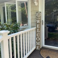 Nachname Willkommen Zeichen, Porch Leaner, Familienname Benutzerdefiniertes Housewarminggeschenk Nachname Willkommen Zeichen, Porch Leaner, Familienname Benutzerdefiniertes Housewarminggeschenk von KurensKustoms