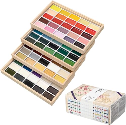 Kuretake Gansai Tambi Aquarell-Set (100-Farben-Set) von Kuretake