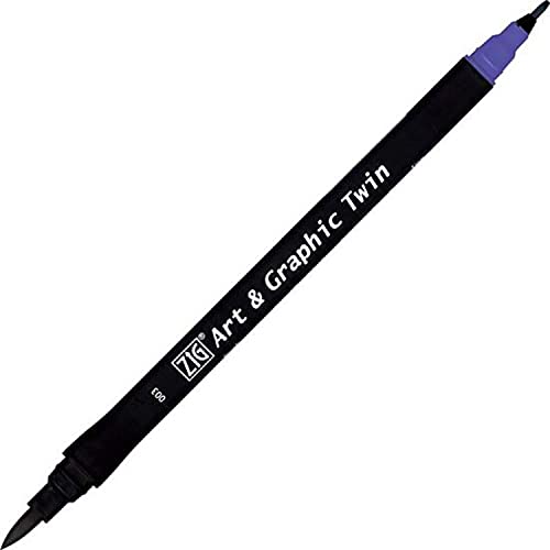 Kuretake ZIG Art and Graphic Twin Tip-Marker 003 Blau von Kuretake