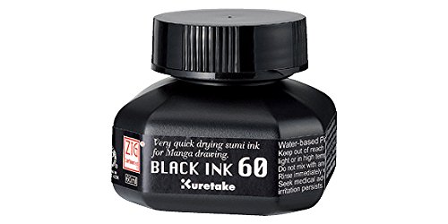 ZIGCARTOONISTBLACKINK6060mlCNCE104-6 Kuretake (Japan-Import) von Zig