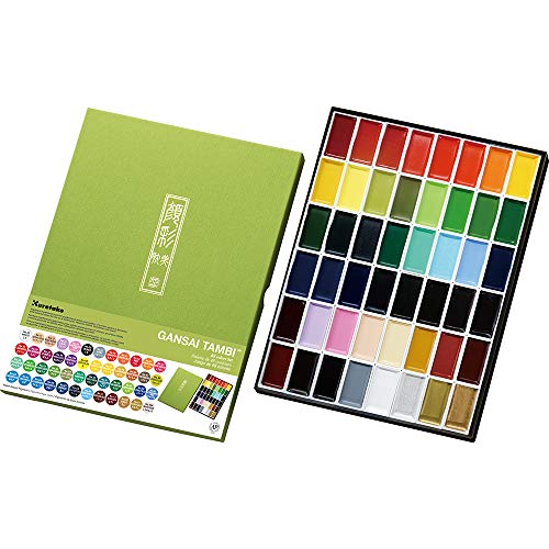 Zig Kuretake Gansai Tambi 48 Color Set-Assorted Colors von Kuretake