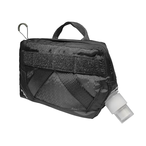 Kurgo RSG Trinkflasche für Hunde, PVC- und BPA-freier Wasserbeutel, Mit praktischer Tasche, 355 ml Füllmenge, Schwarz von Kurgo