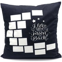 Ich Liebe Dich Bis Zum Mond Und Zurück Sublimation Kissenbezug von KurlykeesLLC