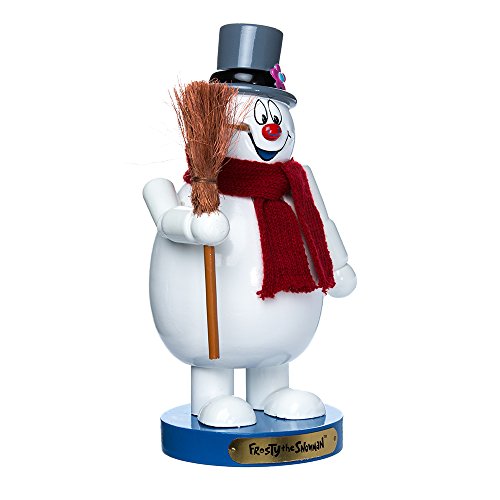 Kurt Adler 25,4 cm Holz Frosty der Schneemann Nussknacker von Kurt S. Adler