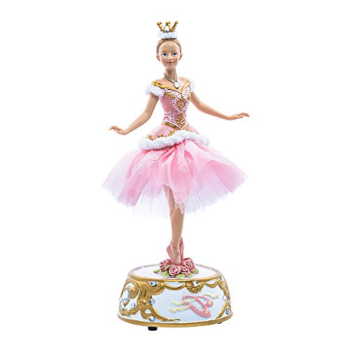 Kurt Adler Ballerina-Figur, 25,4 cm, Pink von Kurt S. Adler