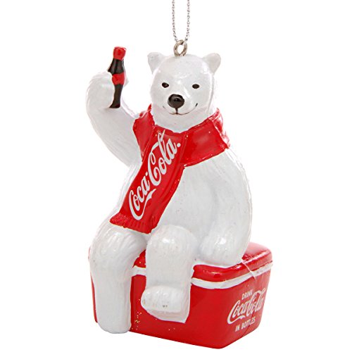 Kurt Adler Dekofigur Coca-Cola, Eisbär, Rot, 8,9 cm von Kurt S. Adler