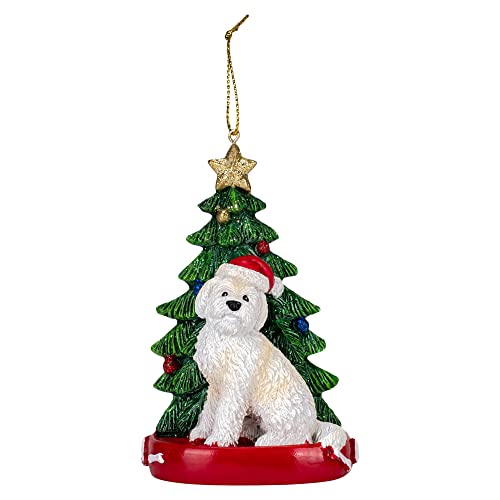 Kurt Adler Goldendoodle with Christmas Tree Ornament von Kurt S. Adler