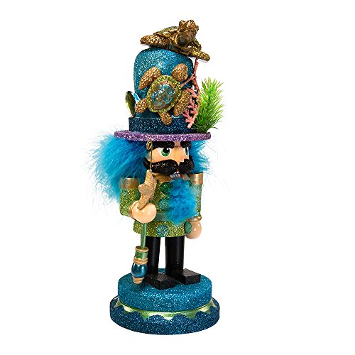 Kurt Adler Hollywood Nutcracker with Sea Turtle Hat, 11-Inch von Kurt S. Adler