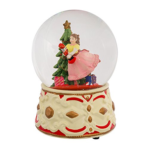 Kurt Adler Schneekugel mit Clara aus dem Nussknacker-Ballett und Musik, 13,97 cm von Kurt S. Adler