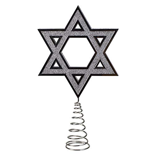 Kurt Adler Silver Hanukkah Treetop von Kurt S. Adler