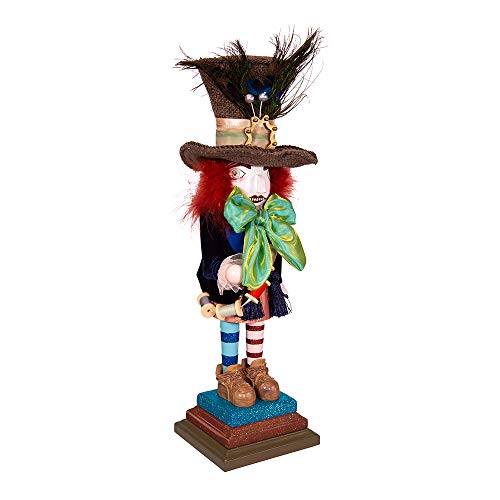 Kurt S. Adler, Inc. HA0381 Kurt Adler Hollywood Mad Hatter Nussknacker, 45,7 cm, Mehrfarbig, Standard von Kurt S. Adler