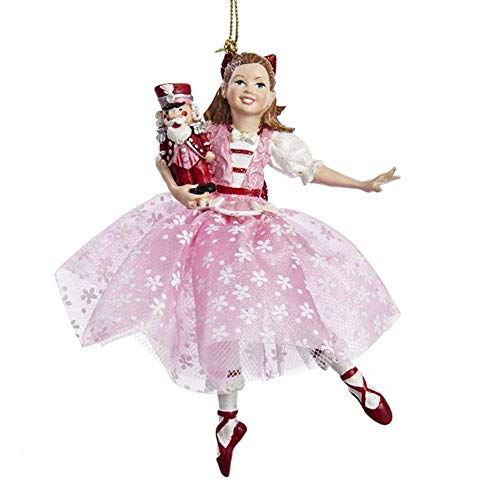 The Nutcracker Suite Clara in Pink Dress Holding Nutcracker Christmas Ornament by Kurt Adler The Nutcracker Suite Clara in Pink Dress Holding Nutcracker Christmas Ornament by Kurt Adler von Kurt Adler