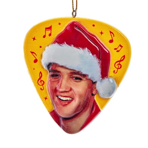 Elvis Presley Weihnachtsdekoration, 3D, doppelseitig, Elvis in Weihnachtsmannmütze, Weihnachtsbaumschmuck Elvis Presley Weihnachtsdekoration, 3D, doppelseitig, Elvis in Weihnachtsmannmütze, Weihnachtsbaumschmuck von Kurt S. Adler