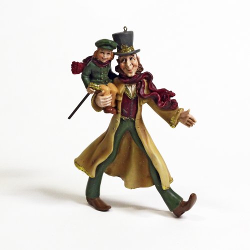 Kurt Adler Bob Cratchit and Tiny Tim Resin Ornament von Kurt S. Adler