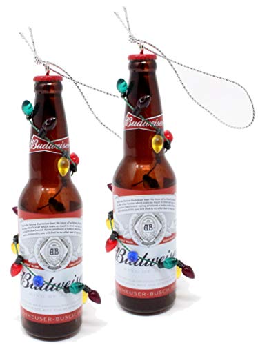 Kurt Adler Budweiser and Bud Light Beer Bottle Ornaments (Budweiser Two Pack) von Kurt S. Adler