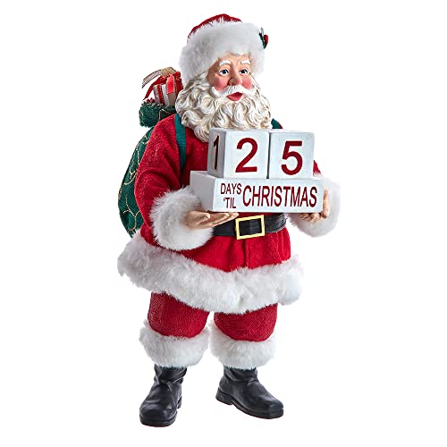 Kurt Adler Fabriché Countdown Santa 27,7 cm von Kurt S. Adler