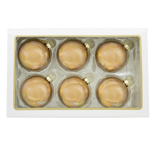 Kurt Adler Glaskugel, 80 mm, Perlglanz, metallisch, goldfarben Kurt Adler Glaskugel, 80 mm, Perlglanz, metallisch, goldfarben von Kurt S. Adler