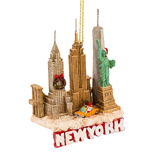 Kurt Adler New York City Christbaumschmuck mit Wahrzeichen der Stadt, 8,26 cm Kurt Adler New York City Christbaumschmuck mit Wahrzeichen der Stadt, 8,26 cm von Kurt S. Adler