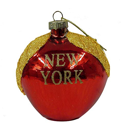 Kurt Adler " New York" Glass Apple von Kurt S. Adler