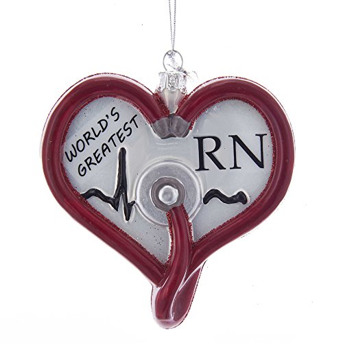 Kurt Adler Noble Gems Nurse Glass Ornament von Kurt S. Adler
