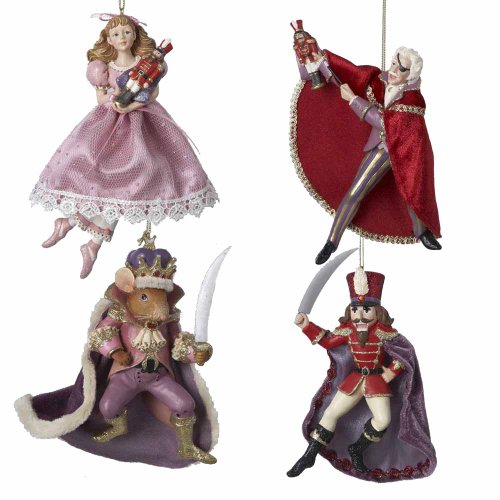 Kurt Adler Resin Nutcracker Suite Ornament Set by Kurt Adler von Kurt S. Adler