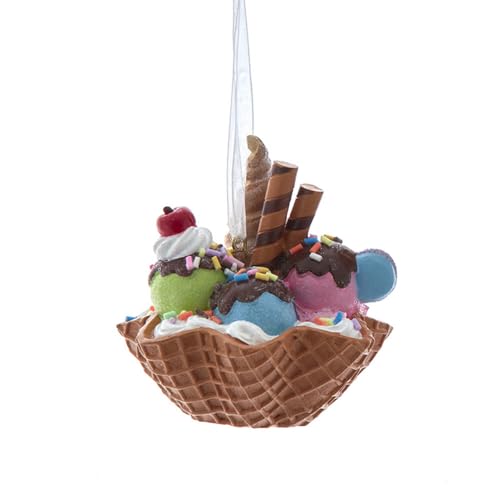 Kurt Adler Waffel Eisbecher Ornament Stil C von Kurt S. Adler
