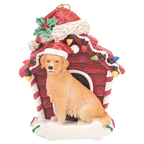 Kurt S. Adler Golden Retriever Holiday Red and Tan 4 Inch Resin Hanging Ornament Kurt S. Adler Golden Retriever Holiday Red and Tan 4 Inch Resin Hanging Ornament von Kurt S. Adler