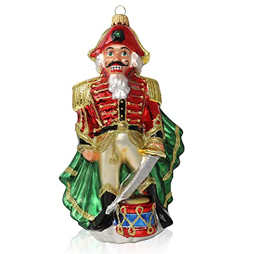 Limited Edition Kurt Adler Nutcracker Soldier Christmas Ornament - Hand Blown Christmas Tree Accessory for Holiday Cheer, Unique Gifts and Decor - Exclusive Keepsake Made in Poland Limited Edition Kurt Adler Nutcracker Soldier Christmas Ornament - Hand Blown Christmas Tree Accessory for Holiday Cheer, Unique Gifts and Decor - Exclusive Keepsake Made in Poland von Kurt S. Adler