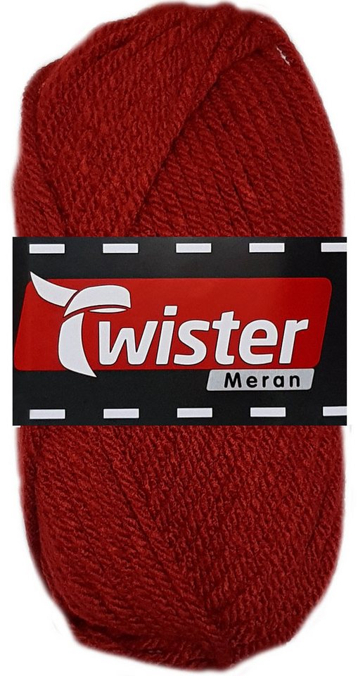 Kurtenbach 100 Gramm Twister Meran aus 100 % Polyacryl 38 Kirsche Bastelgarn von Kurtenbach