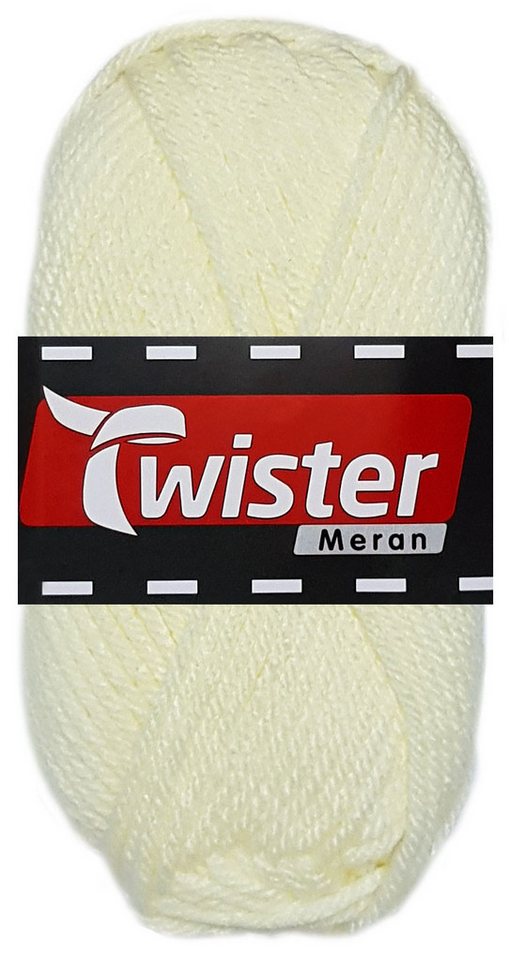 Kurtenbach 100 Gramm Twister Meran aus 100 % Polyacryl 20 Natur Bastelgarn von Kurtenbach