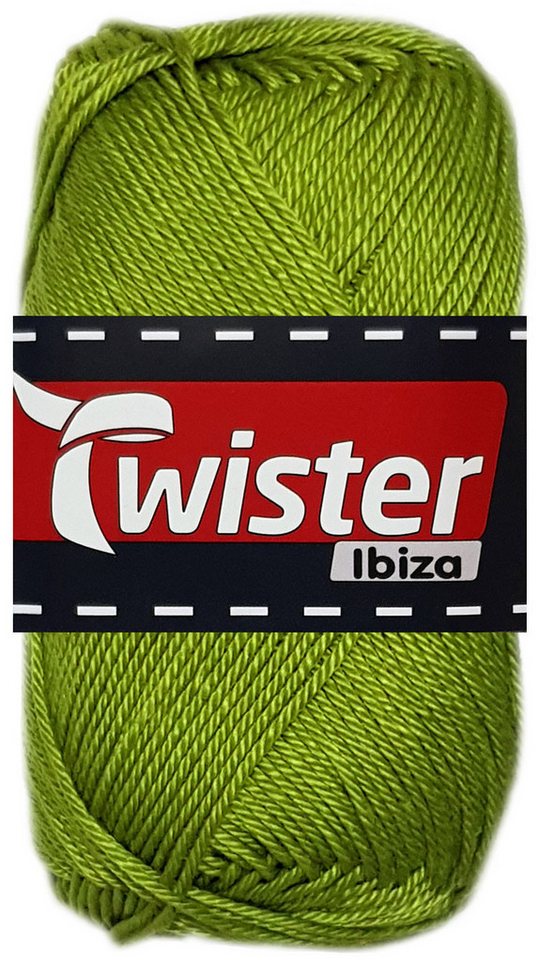 Kurtenbach 50 Gramm Twister Ibiza aus 100 % Baumwolle 72 Apfel Bastelgarn von Kurtenbach