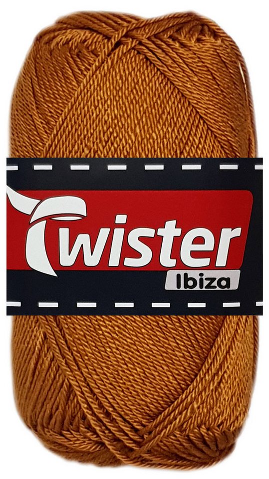 Kurtenbach 50 Gramm Twister Ibiza aus 100 % Baumwolle Farbauswahl Bastelgarn von Kurtenbach