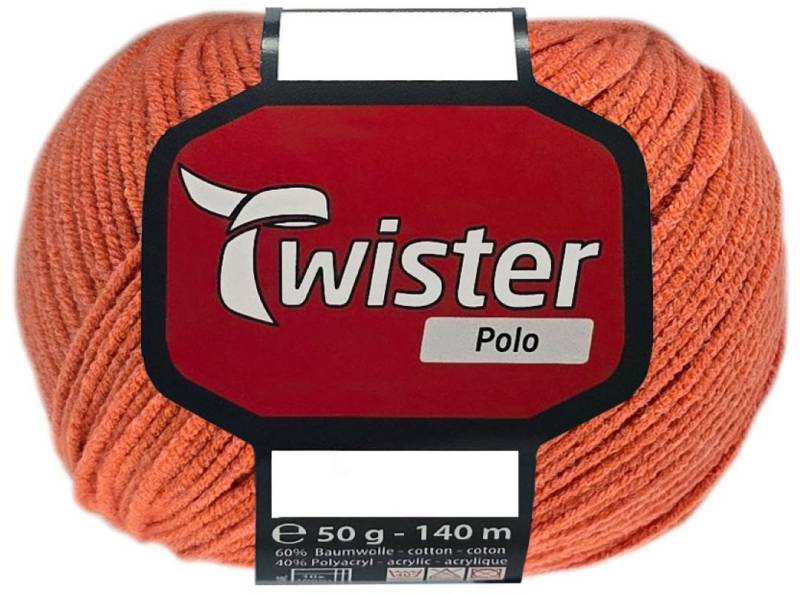 Kurtenbach 50 Gramm Twister Polo 33 Terracotta Bastelgarn von Kurtenbach